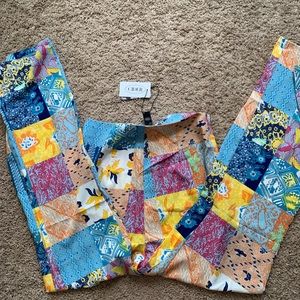NWT patch print pants